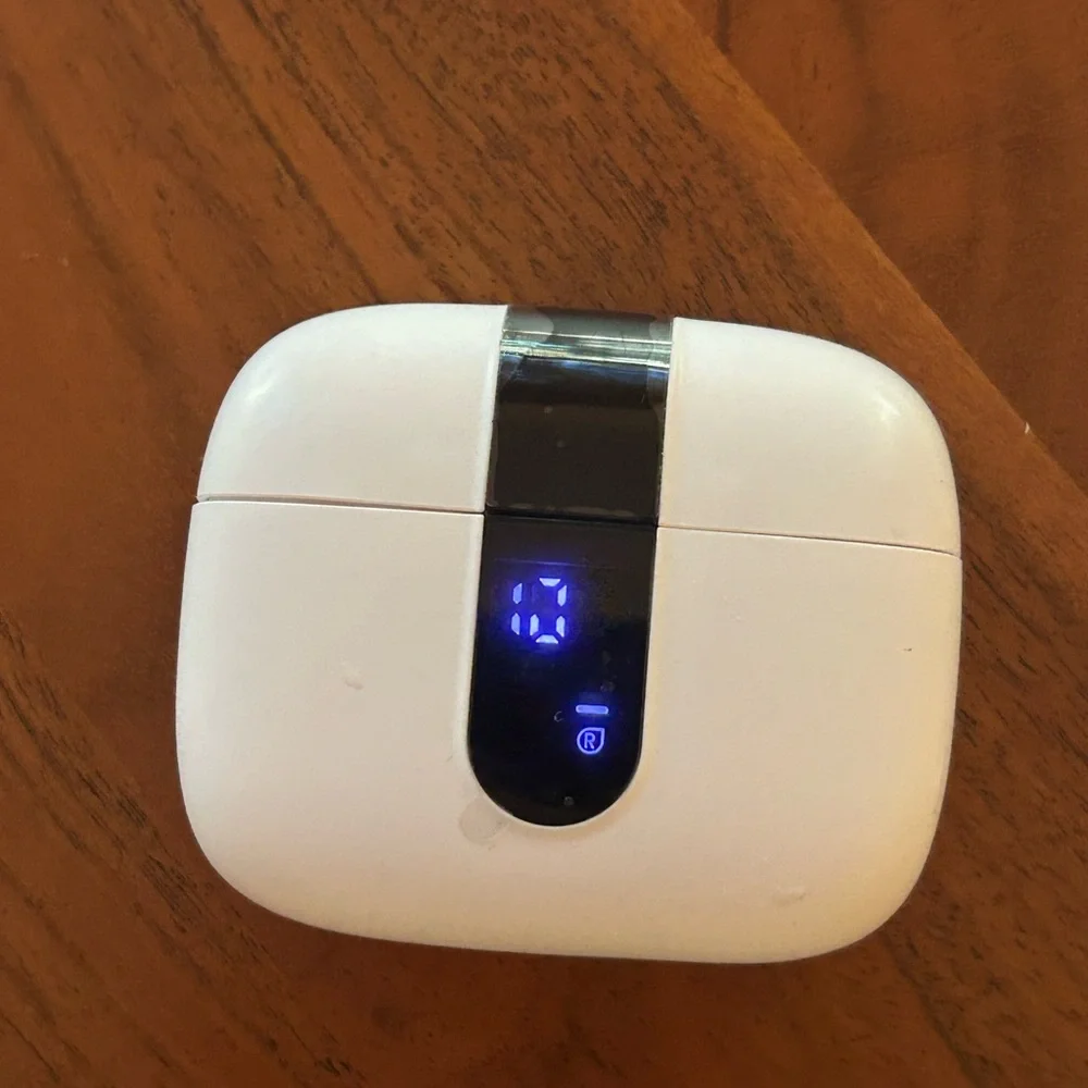 True Wireless Earbuds - Silver and White